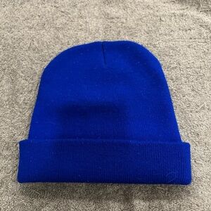 mens blue beanie